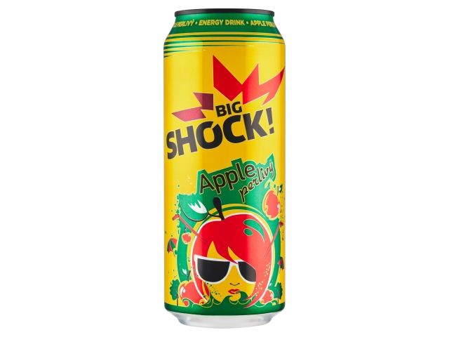Big Shock! Apple perlivý 500ml