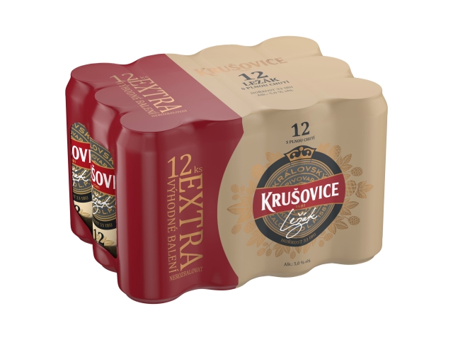 Krušovice 12 pivo ležák světlý 12 x 0,5l