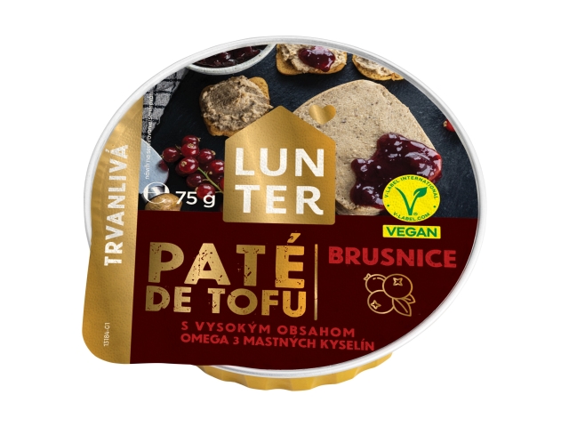 Lunter Paté de tofu brusinky 150g