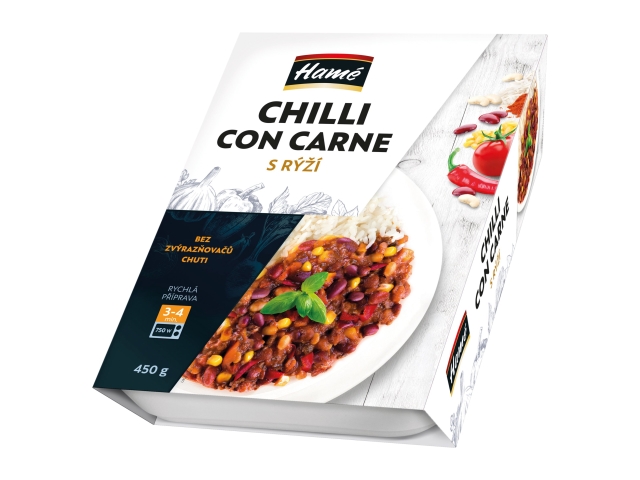 Hamé Chilli con carne s rýží 450g