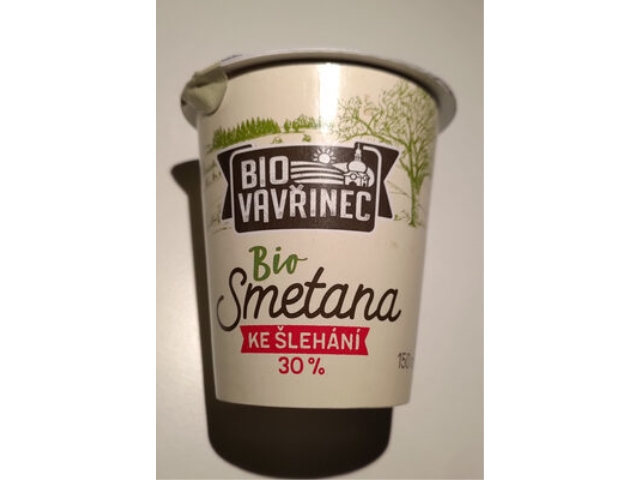 Bio Vavřinec Bio Smetana ke šlehání 30%