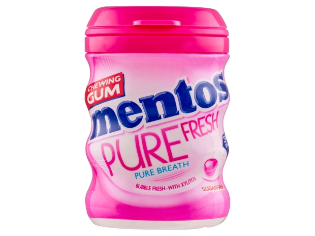 Mentos Pure Fresh Bubble Fresh žvýkačka 30 ks 60g