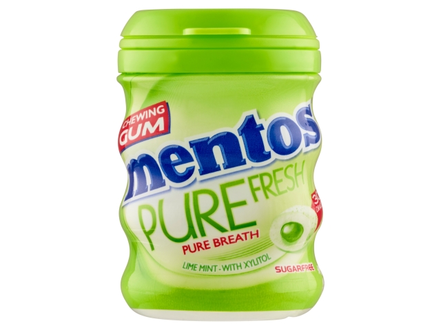 Mentos Pure Fresh Lime Mint žvýkačka 30 ks 60g