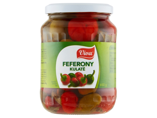 Viva Feferony kulaté 650g