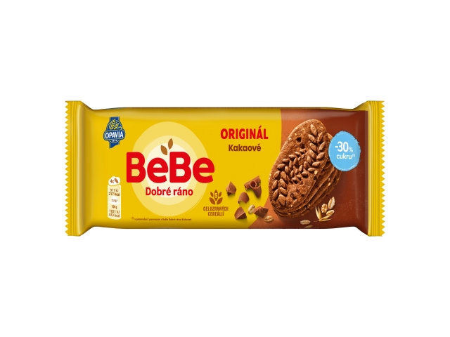 Opavia BeBe Dobré Ráno kakaové cereální sušenky -30% cukru 50g