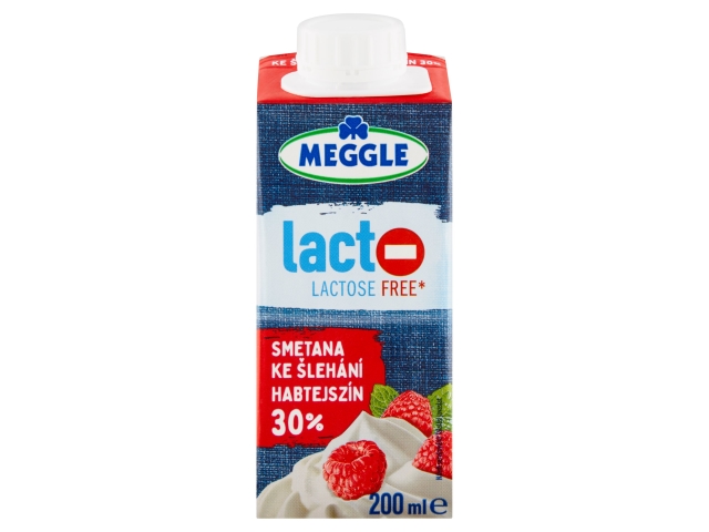 Meggle Bezlaktózová smetana ke šlehání 30% 200ml