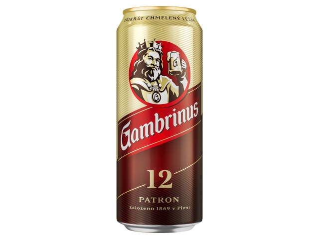 Gambrinus Patron 12 pivo ležák světlý 500ml