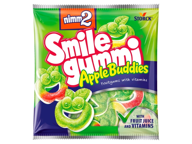 nimm2 Smilegummi Apple Buddies bonbóny 90g